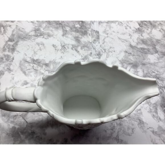 Vintage LBK Pitcher Vase - Ceramic Milky White, Matte Finish - European Style - Picture 6 of 6